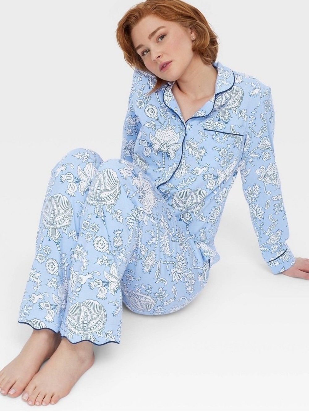 Roller Rabbit X Target Floral Vines Pajama Set— XS